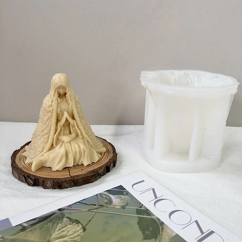 Unique Halloween Decorative Silicone Mold for Aromatherapy Candles with Distinctive Female Designs