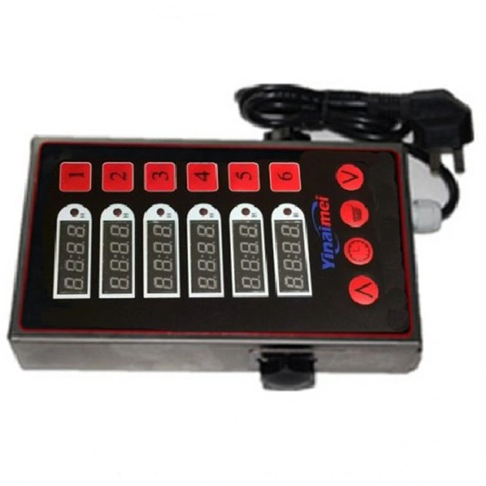 Commercial Use 6-Channel Digital Timer for Kitchen