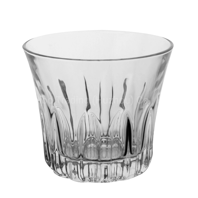 Wholesale/Supplier 15oz Old Fashioned Dof Crystal Drinking Tumbler Glassware Cup Barware Round Rock Whiskey Glass for Whisky Cocktail Liquor Wine Beer