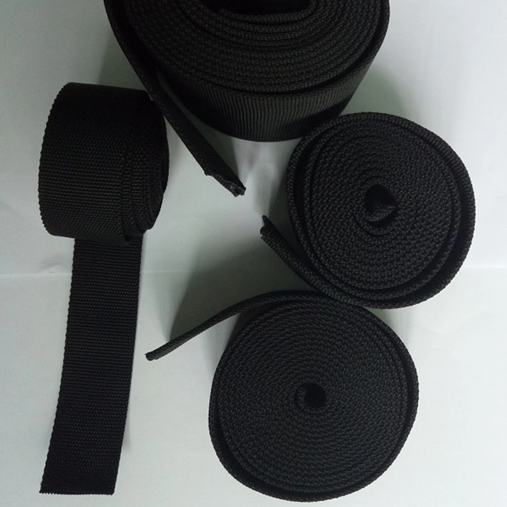 Black Textile Sleeving Nylon Polyester Security Wear Abrasion Protection Chain Sleeve