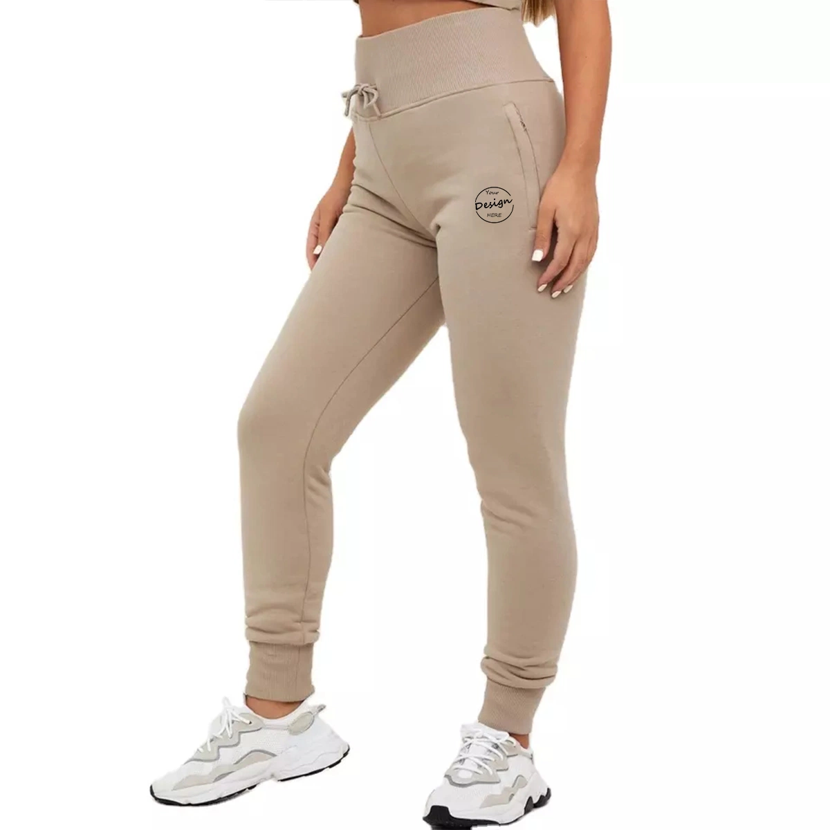 Wholesale/Supplier Custom Fashion Street Wear Jogger Trousers Cotton Drawstring Ladies Sweat Pants for Women Sports Running