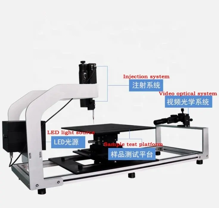 Contact Angle Measurement-Contact Angle Meter-Contact Angle Measuring Instrument Automatic Water Drop Angle Tester