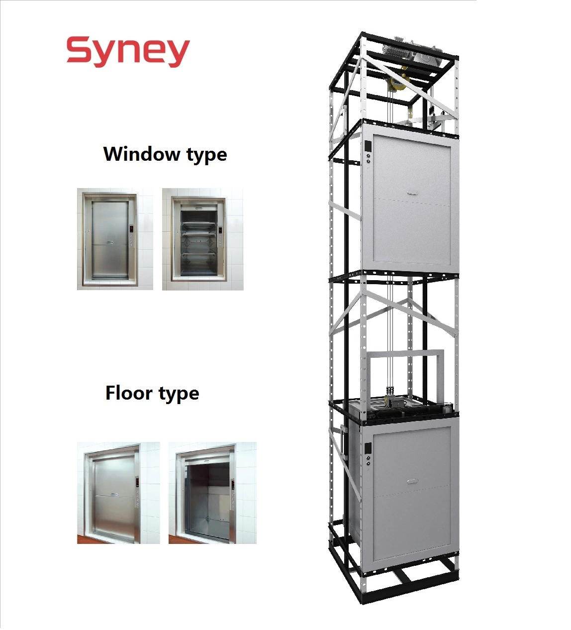 Fabricante y exportador de China Dumbwaiters tonto camarero Syney Dumbwaiter ascensores