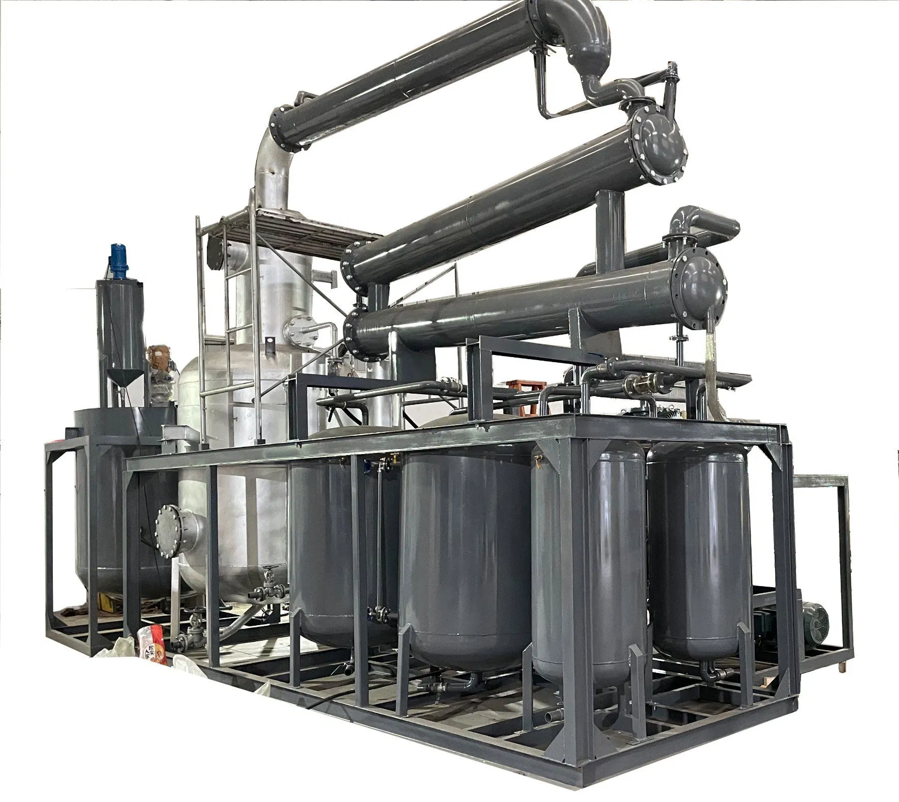 Waste Car Engine Oil Vacuum Distillation Machine to Get Base Oil