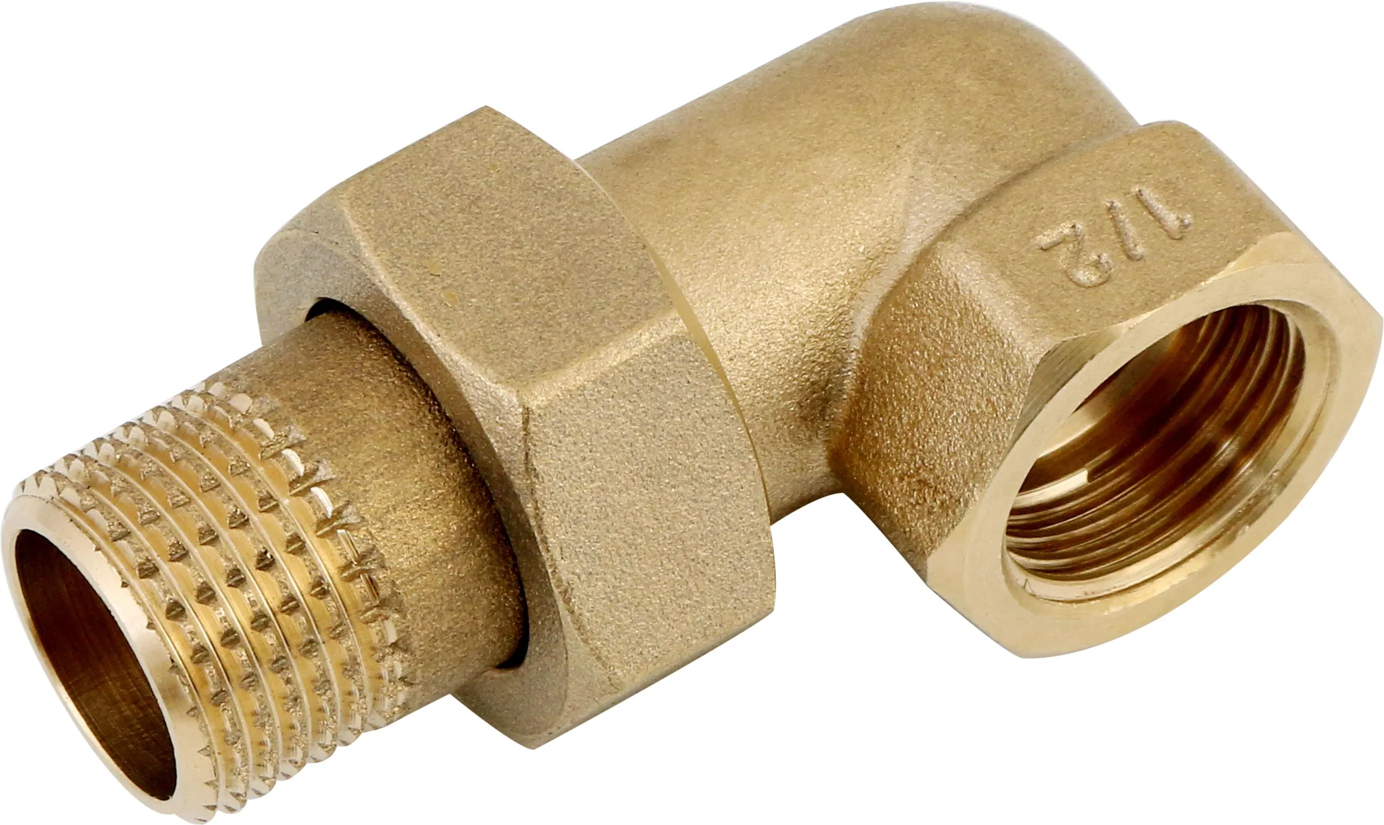 Brass Screw Fitting for Plumbing Extension Fitting M/M Thread