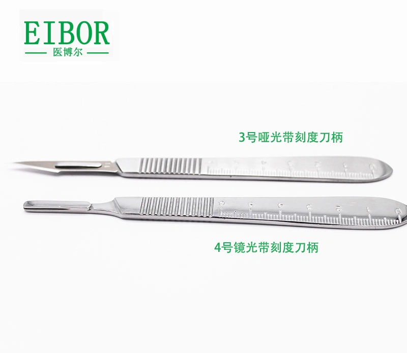 Surgical Scalpel Handle size 3# 4# for surgical blades