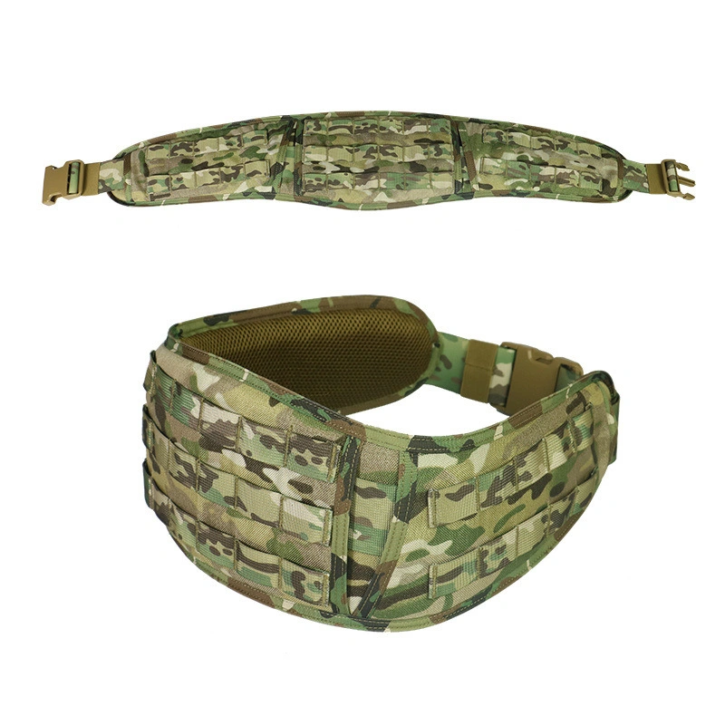 Factory Direct Supply Tactical Duty Waist Belt Molle Camo Gun Utility Battle Belt Padded Tactical Combat Belt