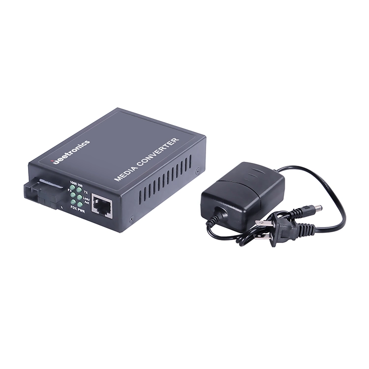 Tx1310/Rx1550nm SMF 60km Single Fiber Ethernet Unmanaged Gigabit Media Converter