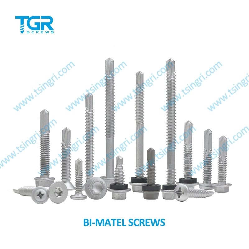 TGR/Tsingri Carbon Steel FM4470 Standard Corrosion Resistant Coating Membrane Roofing Screw