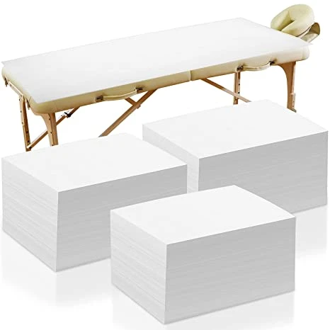 Folhas de mesa de massagem DE SPA descartáveis, à prova de óleo, cama espessa e resistente e macia