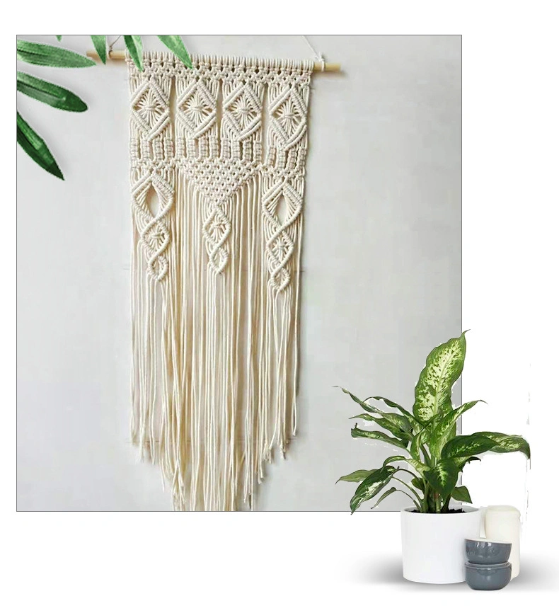 Handmade Woven Macrame mur décors Boho décors de mur pour salle de lit