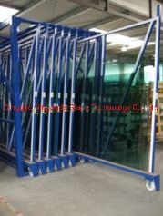 Glass Storage System Drawer Type Flat Glass Rack System Supplier Glass Storage Rack