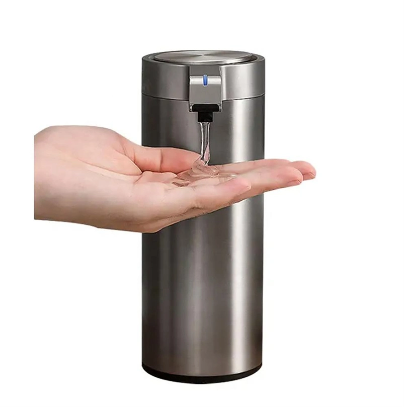 Touch-Free Brushed Stainless Steel Sensor Liquid Soap Pump Dispenser Automatic Hand Disinfectant Dispenser