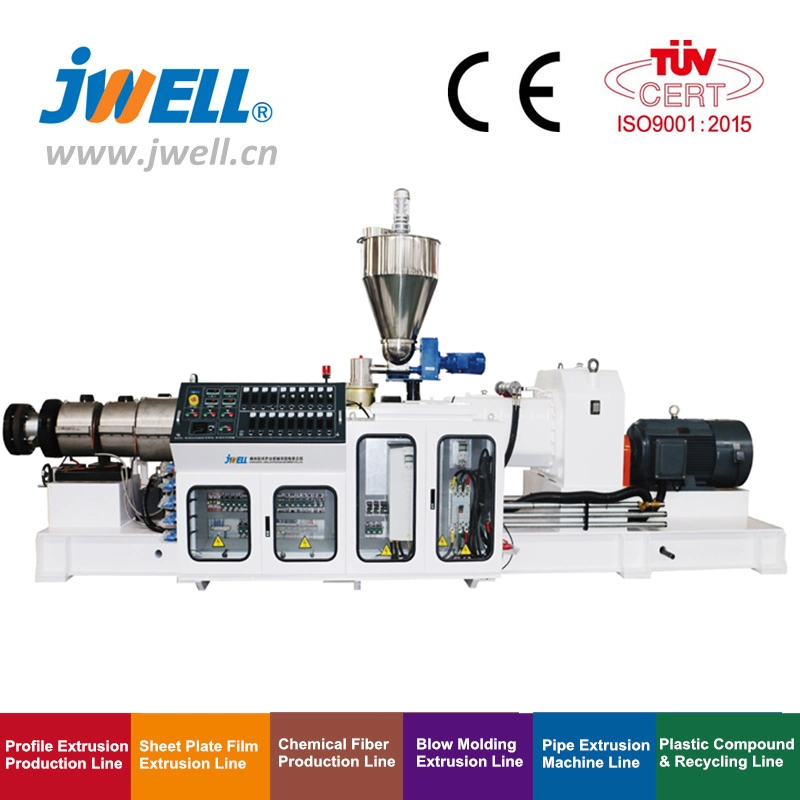 Jwell China UPVC/PVC WPC Wood Plastic Window/Door Profile Machine Extrusion