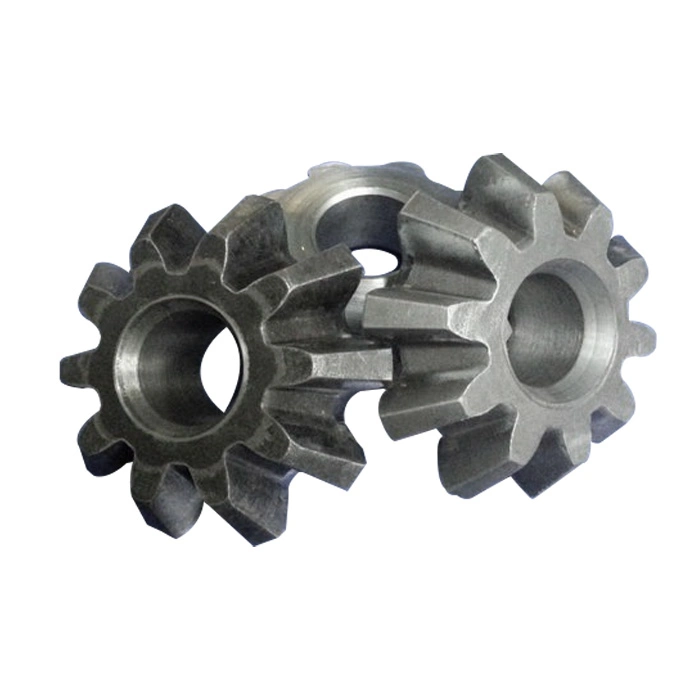 OEM Fabricante de alta precisión de acero industrial personalizado engranajes sinterizados de metal Rueda dentada de acero forjado para motor de engranajes laterales rotavadores