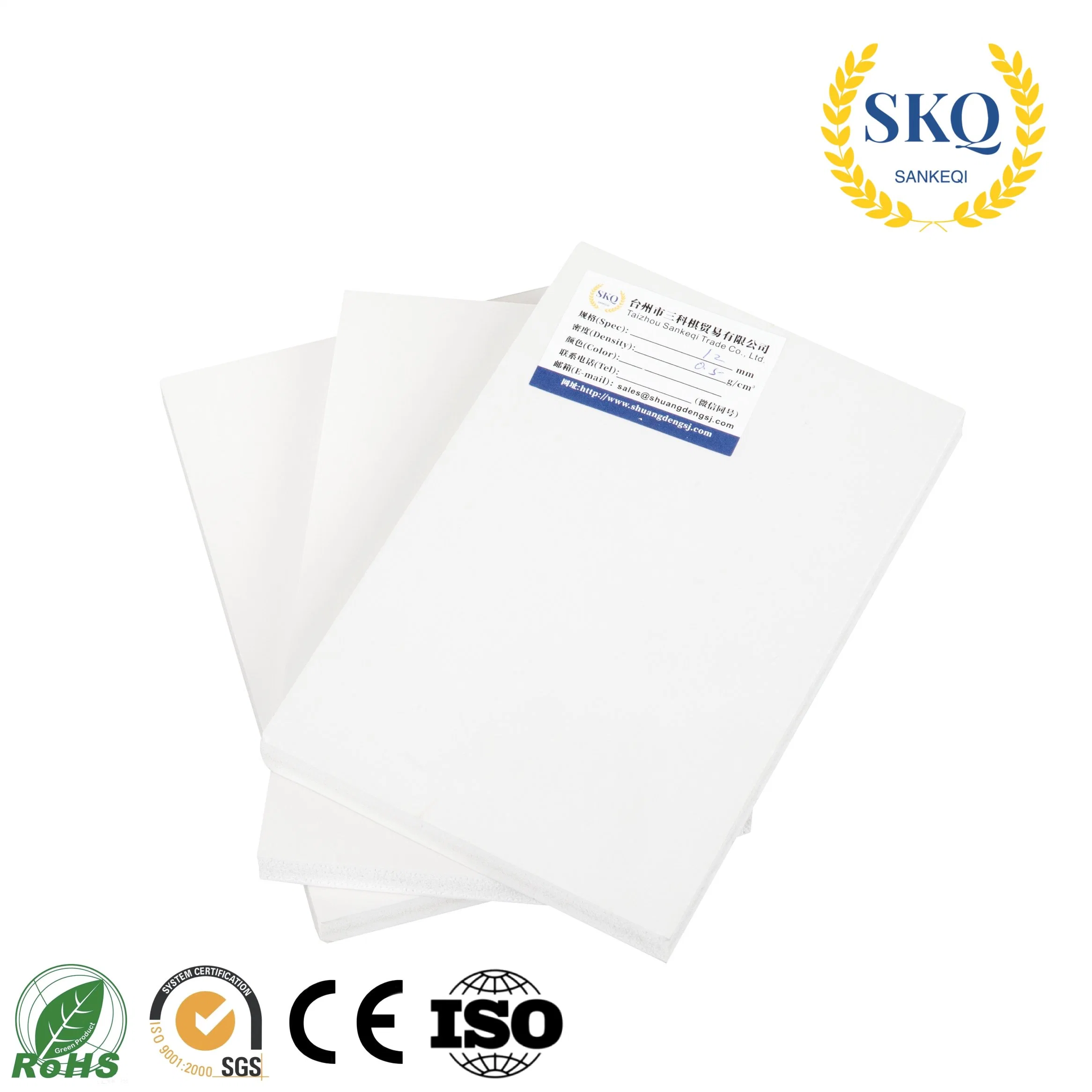 2.05m*3.05m White PVC Foam Sheet Plastic Building Material