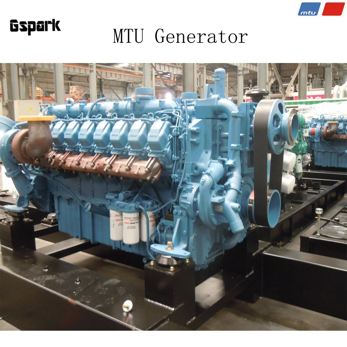 Emergency Power Diesel Engine Generators Mtu Open Genset 1800kw