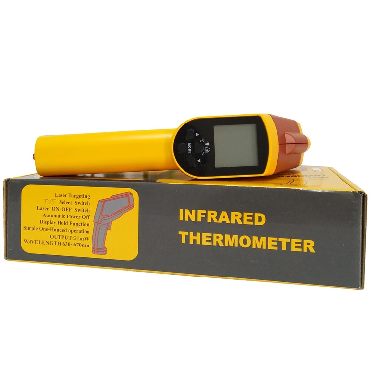 Cn8550at Fast Read Dual Laser Digital Infrared Min Max Avg Dif Temperature Measurement IR Thermometer Gun 550c