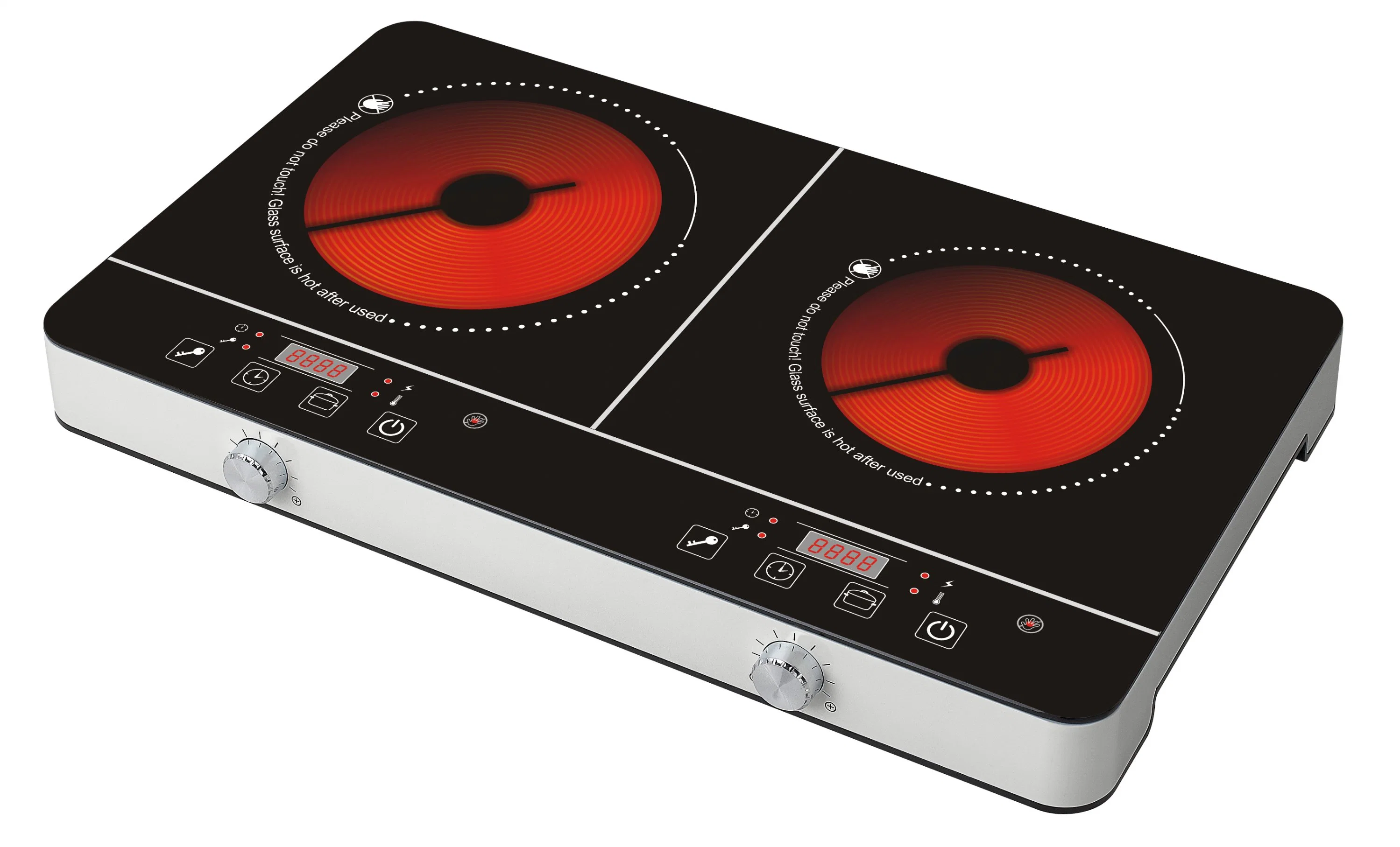 Single Infrared Cooker Big Power 2000watt High quality/High cost performance Sensor Touch Control with Knob Design High Temperature 500 Degrees