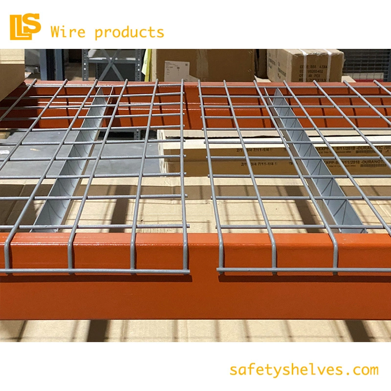 Longspan Shelving Storage Racks Flared Waterfall Wire Mesh High Quality Zinc Coating Steel Welded Square Mesh