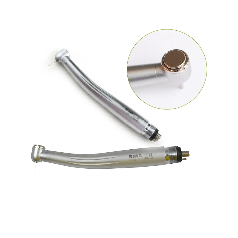 Niwo H1 Dental Standard Head Air Turbine High Speed Handpiece with Push Button