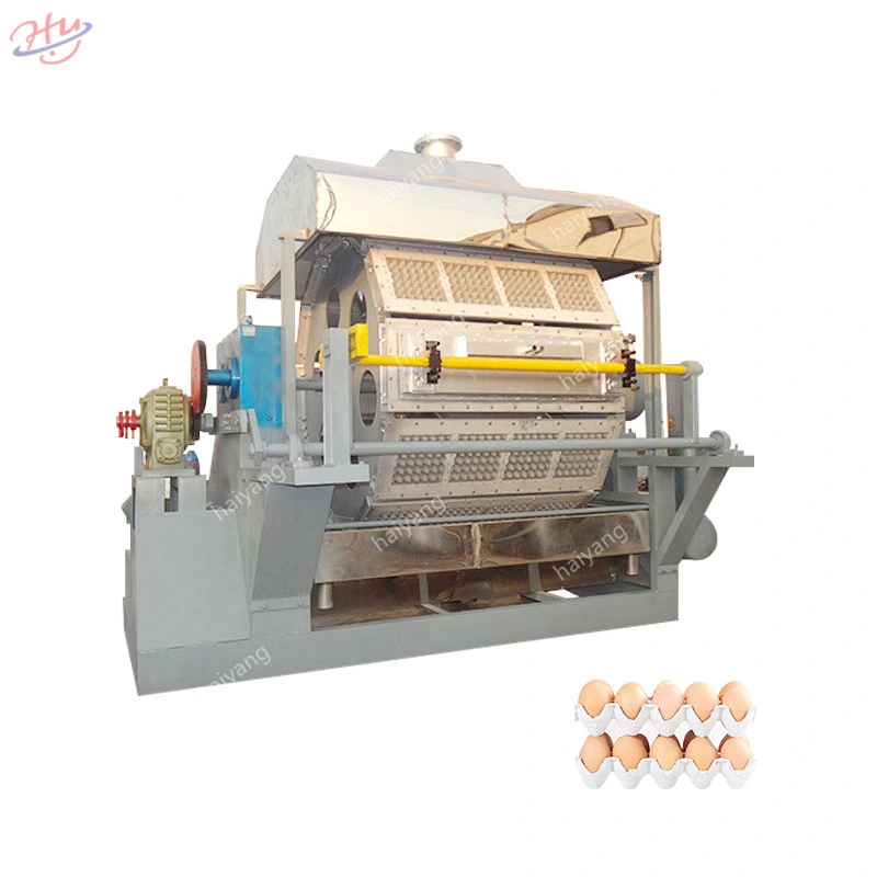 Good Service 4 Molds Food Small Manufacturing Machines Paper Equipment Pulp Tray Machine