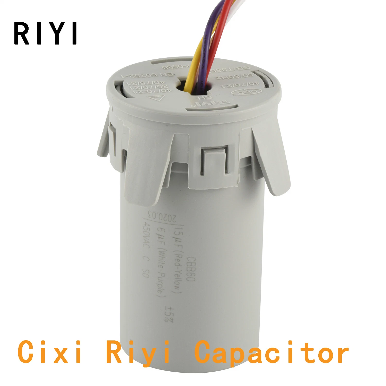 Cbb60 13+5UF 450V S0 TUV AC MOTOR TRABALHAR Capacitor para máquina de lavar roupa