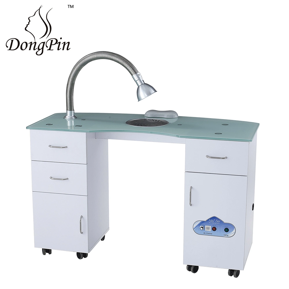 Beauty Salon Furniture Nail Table with Exhaust Fan