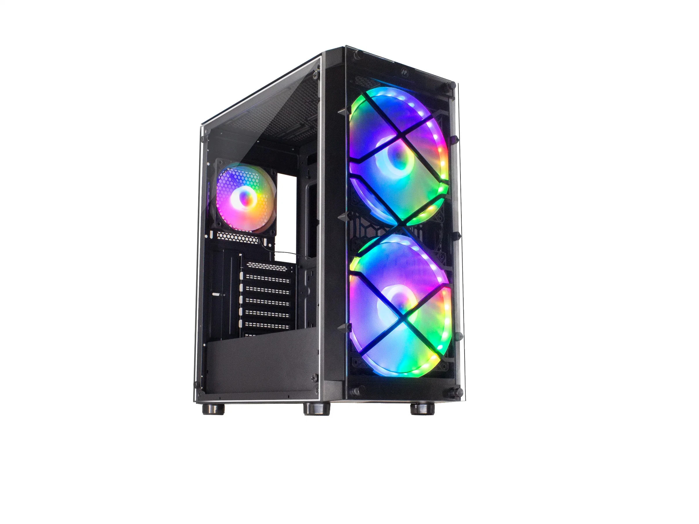 Full Transparent Desktop Tower Gaming Computer Case