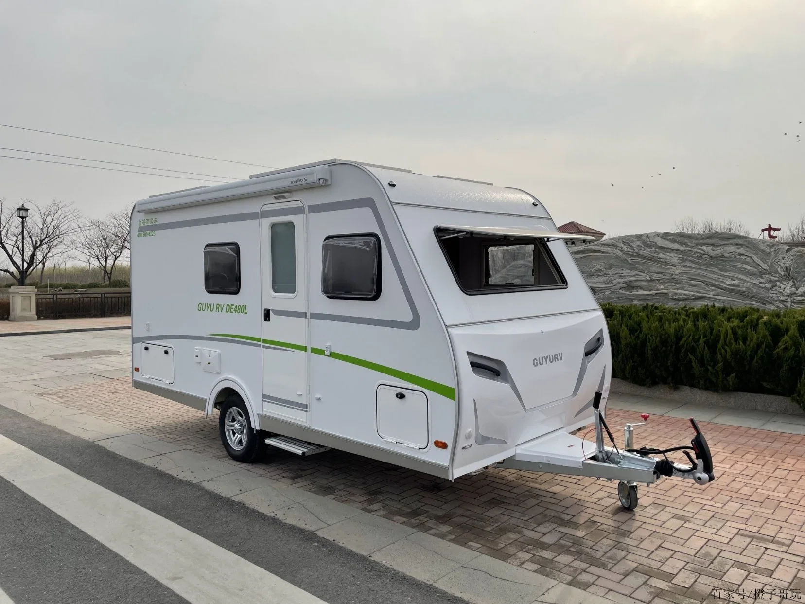 Задний складной пол-слезники 4X4 Camper прицепа, напрямик роскошь жилого прицепа