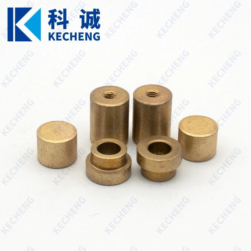 Customized Auto Parts Phosphor Copper Brass Flange Bushing for Tugboat Powder Metallurgy