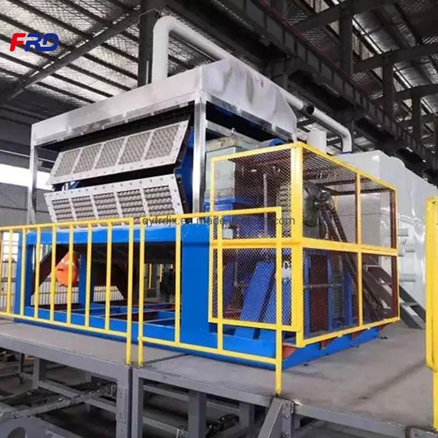 62 Good Quality 2500 PCS/H 3*4 Recycled Egg Paper Tray Forming Making Machine Pulp Paper Egg Tray Carton Box Machine for Production Line with Waste Paper