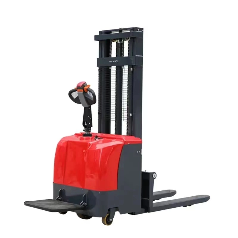 Electric Forklift Affordable 1.5-Ton Stacker Truck with a Maximum Lifting Height of 3-6m, Suitable for Narrow Passages