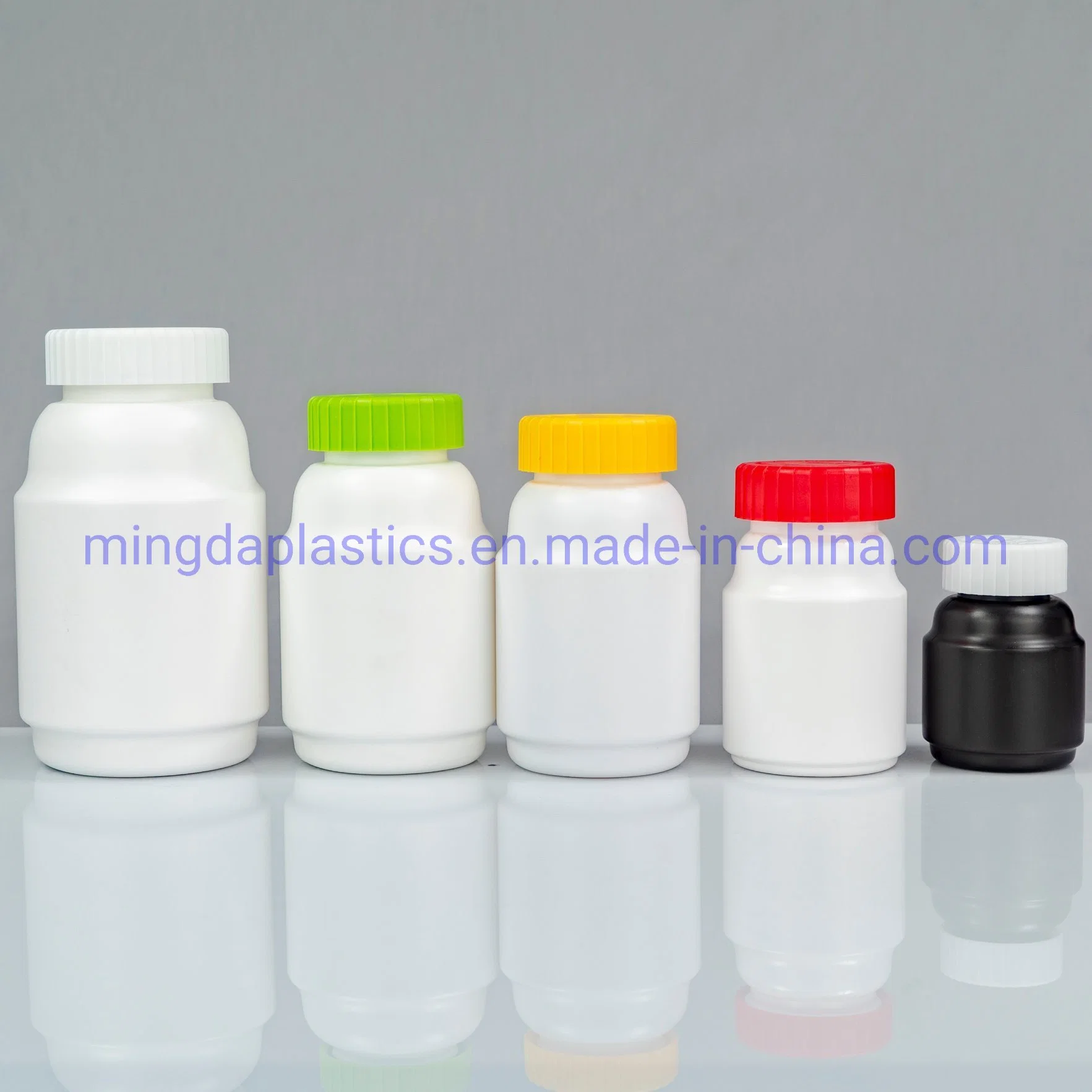 Empty High Density Oxygen Resistance Irregular Shaped 90ml HDPE Plastic Bottle