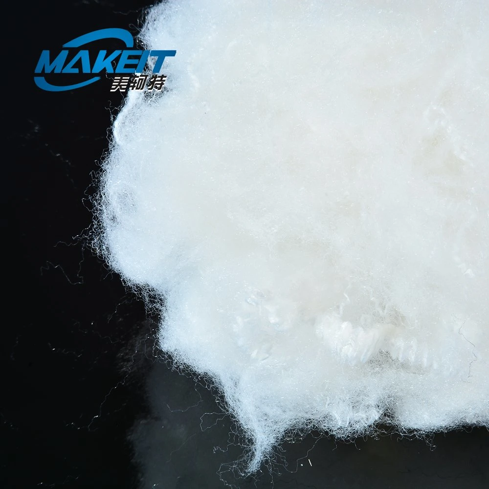 Supplied by Manufacture Superior Resiliency Recycled Silicon Polyester Staple Fiber for Pillow Stuffing Toys Filling Material