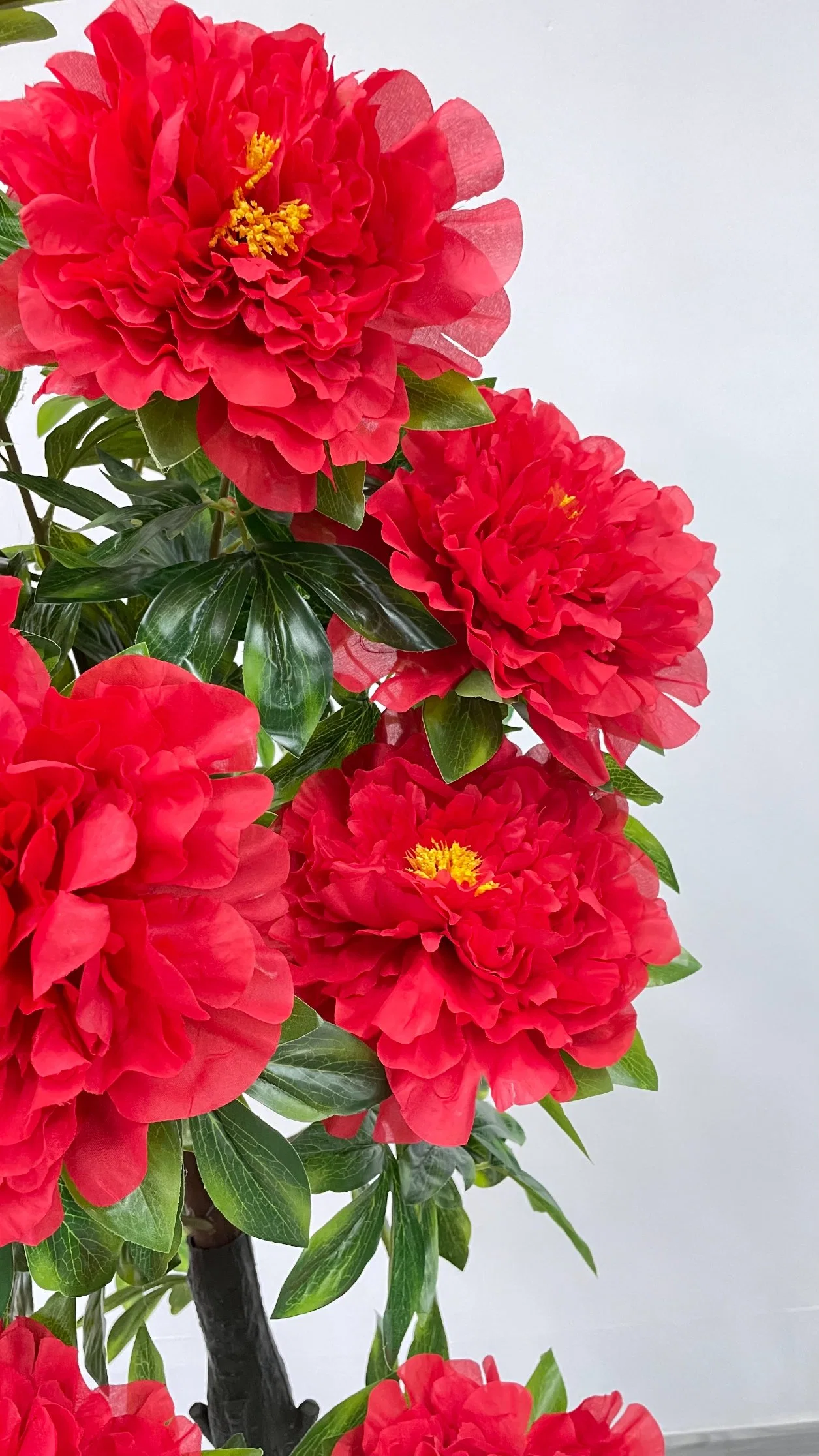 L'Aise Arhat Pole 16 pivoine peuvent être personnalisés, artificielle et plante décorative Fleur rouge arbre