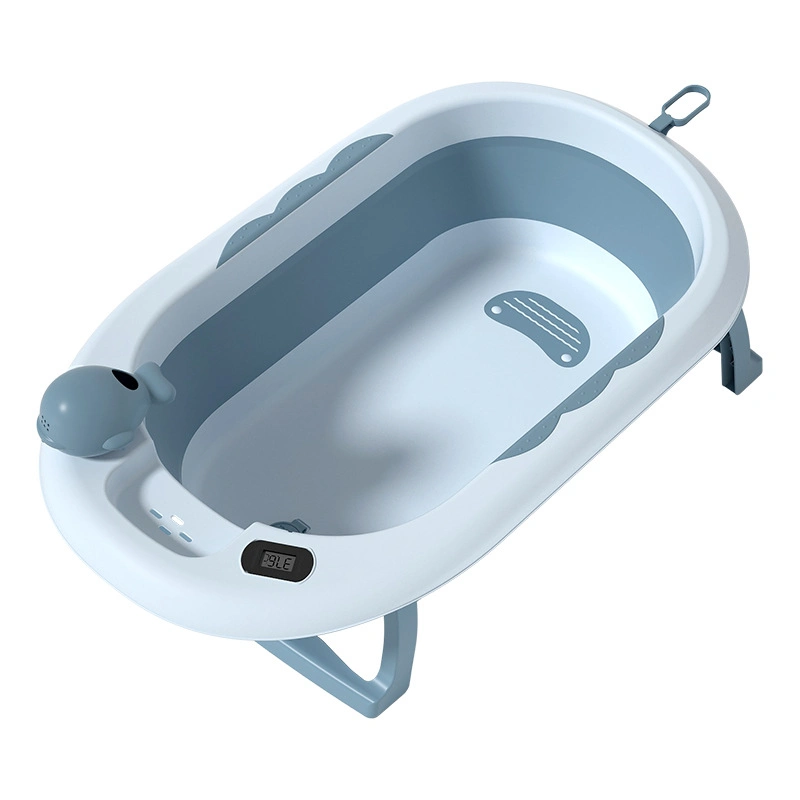 New Design Foldable Baby Bathtub with Temperature Accpet Customized Logo