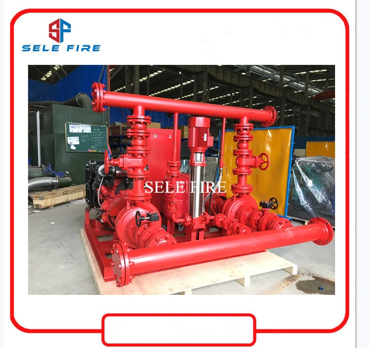 End Suction Fire Pump Mounted Fire Fighting System Centrifugal Water Pump UL/FM