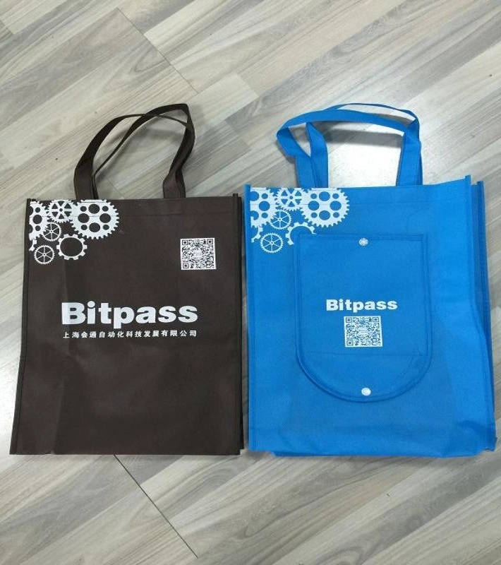 Promotional PP Coated Custom Printed Recycled Eco TNT Grocery Handle Non Woven Bag