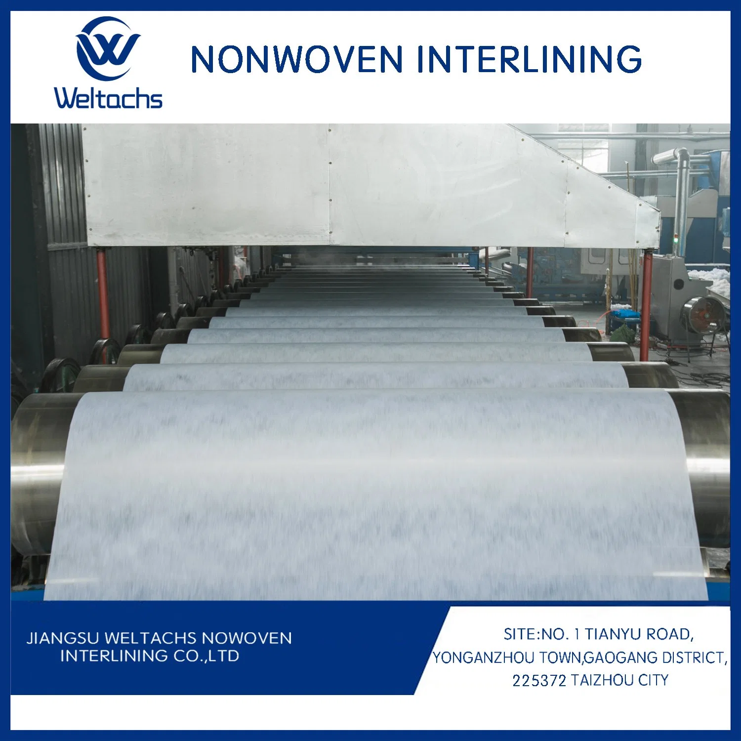 Poly Nonwoven Adhesive Interlining for Garment