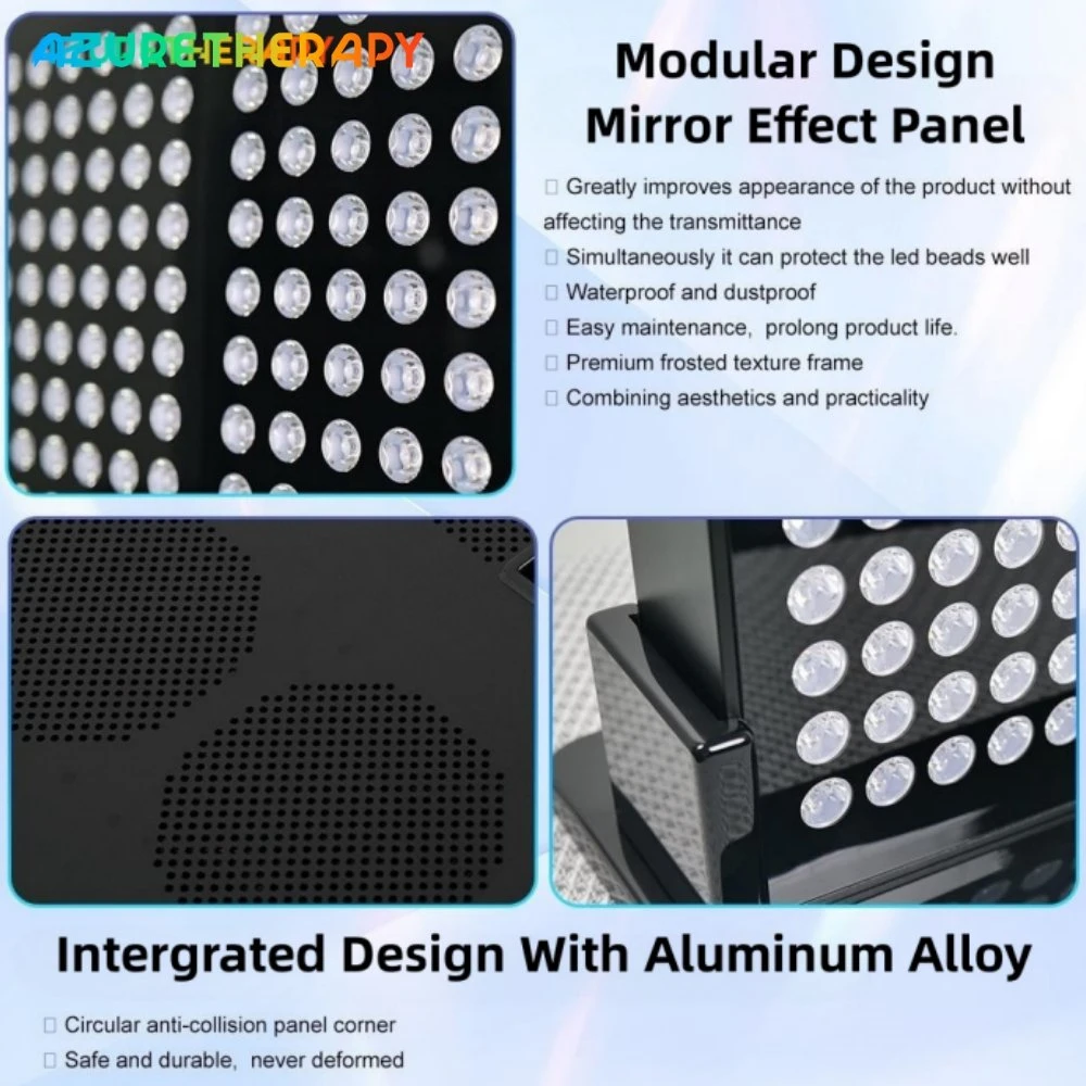 PDT Light 300W Pulsmode 5wavelengths LED Infrarot Panel Device Rot Lichttherapie Lichtphototherapie