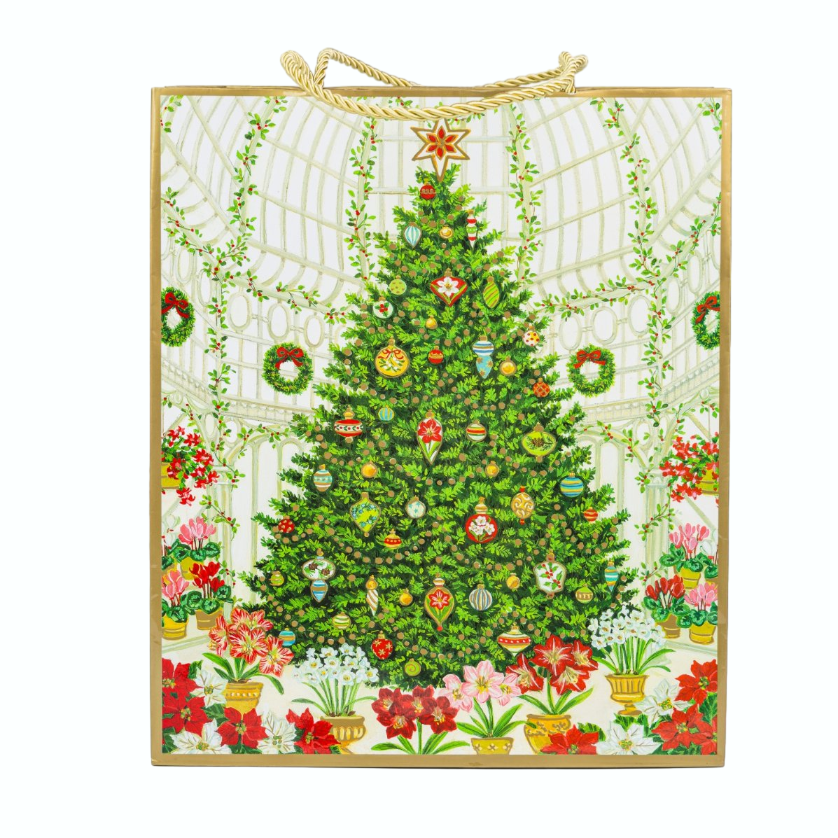 Green Colors Christmas Gift Bag for Gifts and Decorations