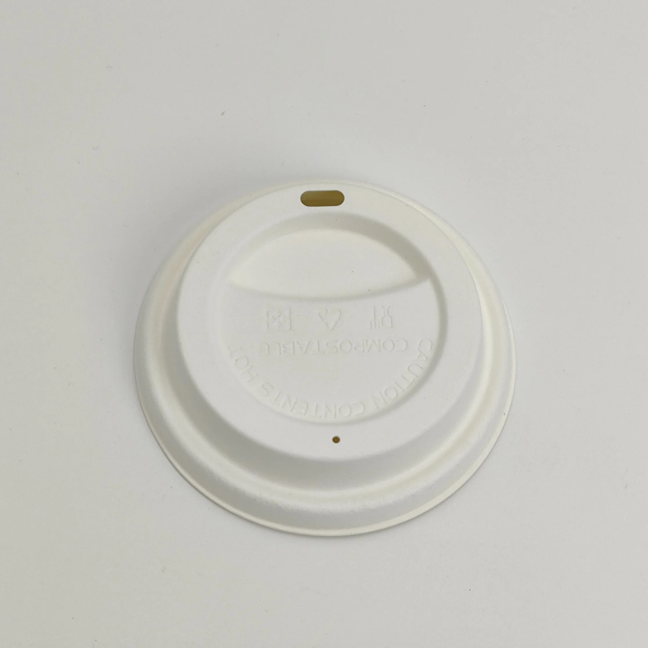 Eco-Friendly Degradable Bagasse Wholesale/Supplier Disposable Cup Lid