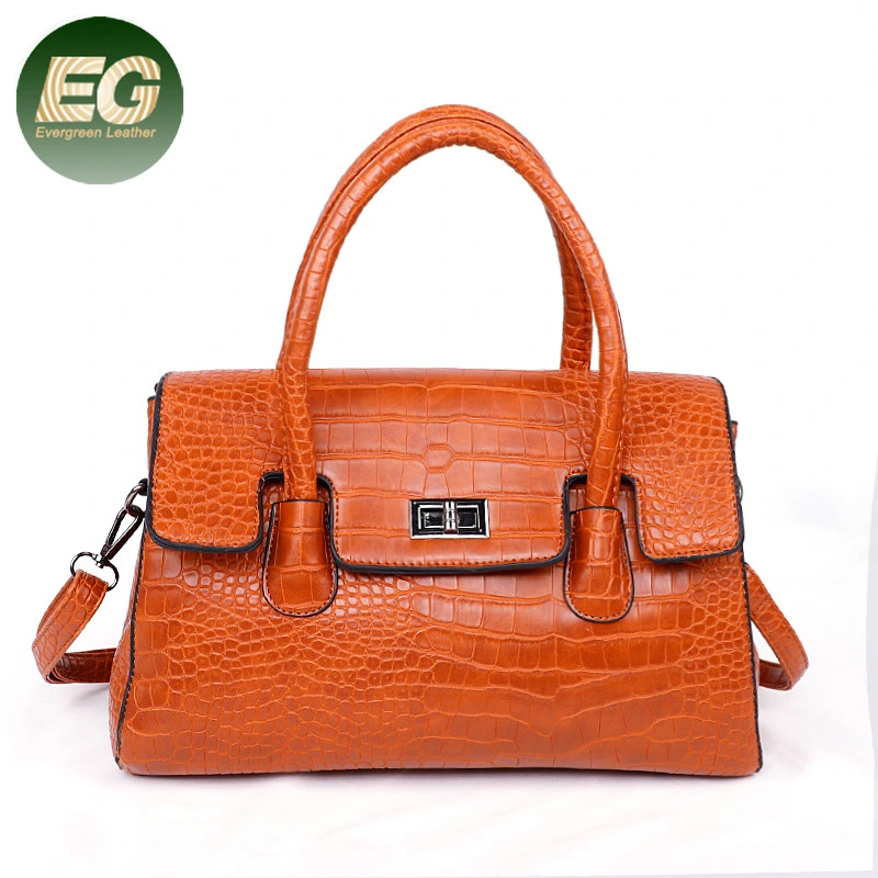 Vintage Style PU Leather Women Tote Bag Shoulder Handbag Wholesale Sh918