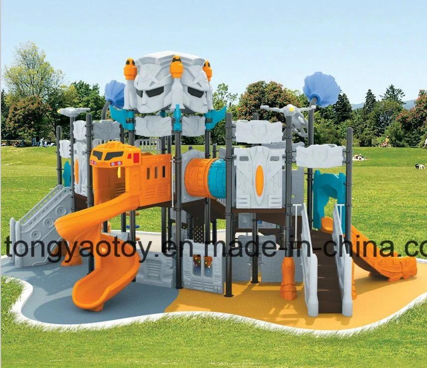 China Low Price High quality/High cost performance Plastic Slide Outdoor Preschool Adventure Playground Equipment for Children (TY-70232)