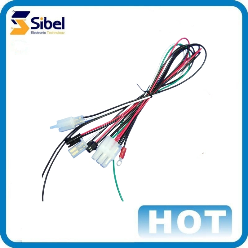 High quality/High cost performance DC12V Input Custom 14AWG Strobe Automotive Wire Harness for LED Pods Light Bar Wiring with Relay Fuse Switch & Remote Controller