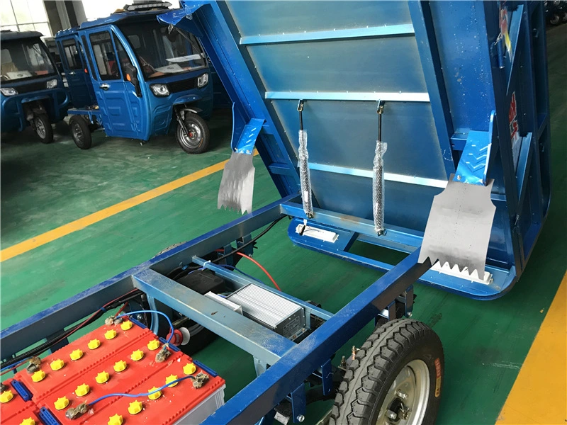 Yijin Electric Chinese Tricycle Rally Heavy Cargo Hydraulic Elevator Tricycle Electric Cargo Enclosed Closed Cab