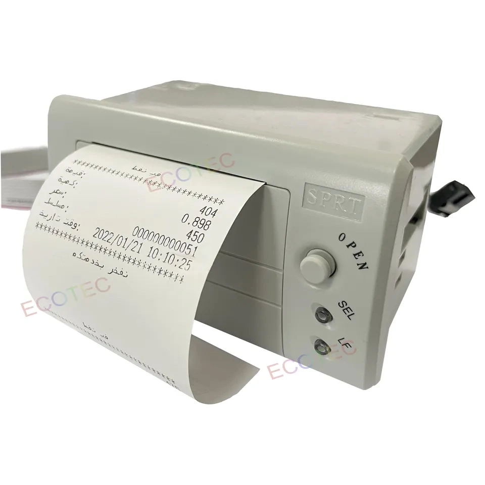 Impresora de dispensador de combustible Ecotec para accesorios de estación de gas y dispensador Piezas