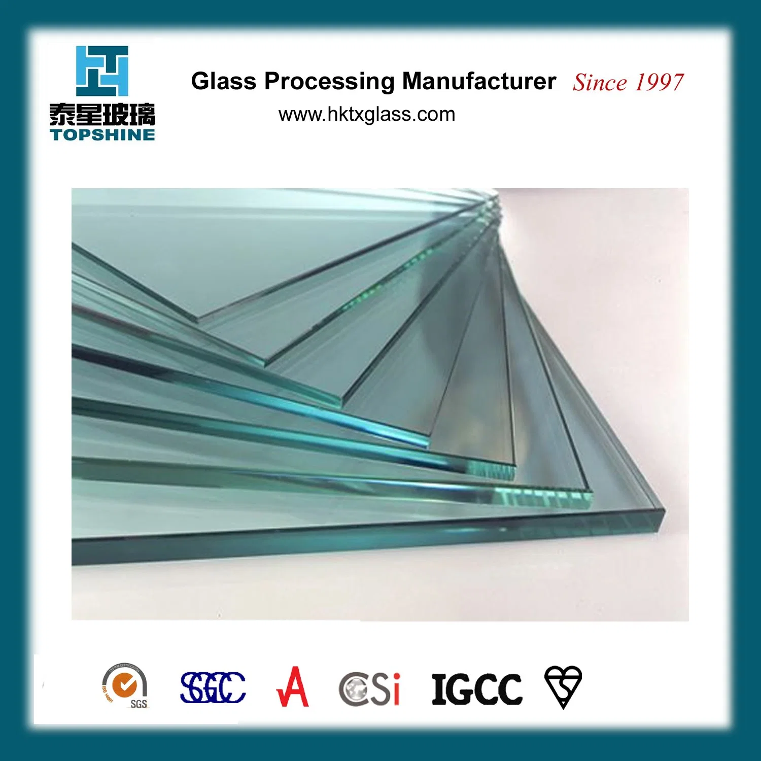 Safety Tempered Glass for Building and Furniture