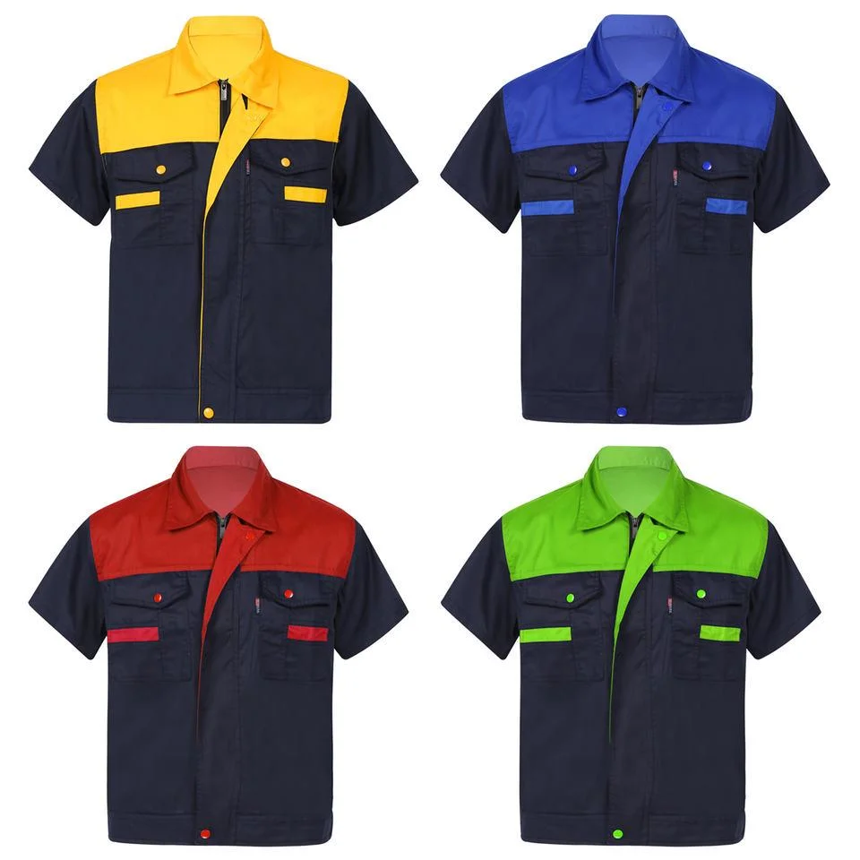 Factory Customized Work Clothes Workwear Short Sleeve Work Shirt